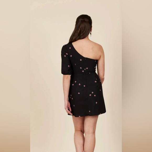 DRESS. One shoulder mini dress. NWT - Picture 2 of 6